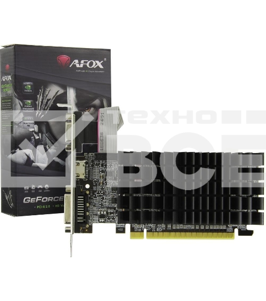 Видеокарта AFOX AF210-1024D3L5-V2 Geforce G210 1GB DDR3 64BIT, LP Heatsink