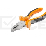 Плоскогубцы SPARTA 16971 comfort 200мм комбинированные шлифованные двухкомпонентные рукоятки, фото 1