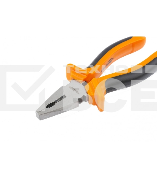 Плоскогубцы SPARTA 16971 comfort 200мм комбинированные шлифованные двухкомпонентные рукоятки