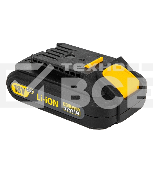 Дрель-шуруповерт аккумуляторная Denzel BLDL-IB-18-02, 18В, 2 АКБ, Кейс