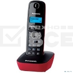 Телефон беспроводной (DECT) Panasonic KX-TG1611RUR (красный) АОН, Caller ID,12 мелодий звонка,подсветка дисплея,поиск трубки, фото2