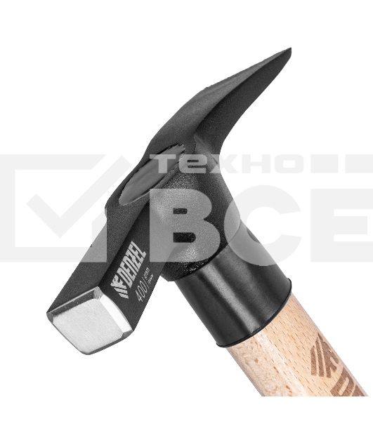 Молоток каменщика Denzel 400 г, буковая рукоятка, EFP