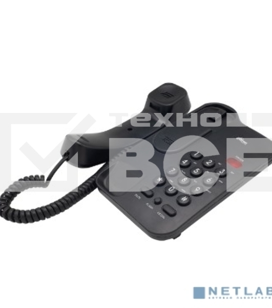 Телефон проводной Ritmix RT-311 черный