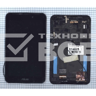 Модуль (матрица + тачскрин) для Asus Fonepad 7 FE170CG / MeMO Pad 7 ME170C черный с рамкой
