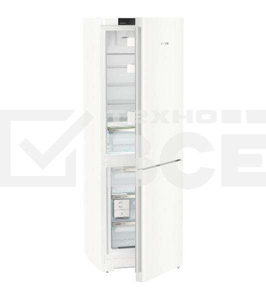 Холодильник Liebherr CBNC 5223-22 001 белый двухкамерный 216/94л морозилка снизу, No Frost