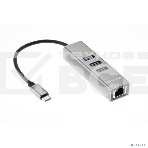 Переходник Telecom USB 3.1 Type-C -->RJ-45 1000Mbps +3 USB3.0, Aluminum Shell, 0.2м Telecom <TA311C>, фото2