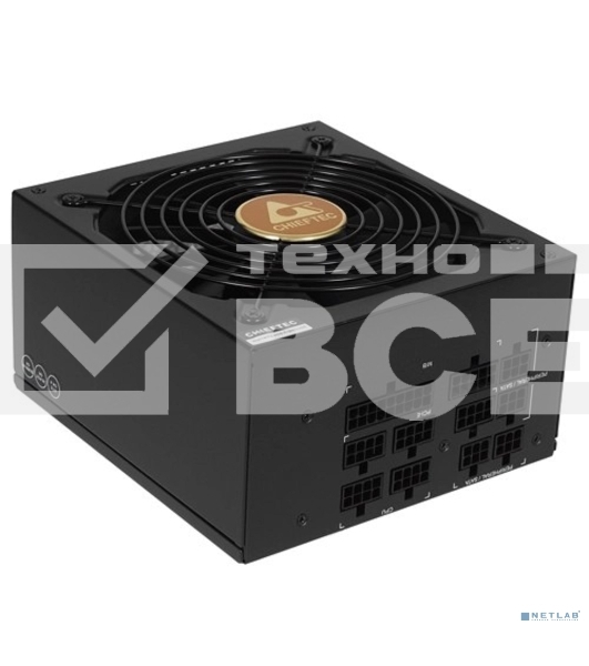 Блок питания Chieftec Polaris PPS-1050FC, 1050Вт, 80 PLUS Gold, 140мм, модульный, черный