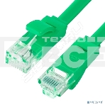 Патч-корд Greenconnect плоский прямой PROF  15.0m UTP медь, кат.6, зеленый, позолоченные контакты, 30 AWG, Premium ethernet high speed 10 Гбит/с, RJ45, T568B (GCR-LNC625-15.0m), фото6