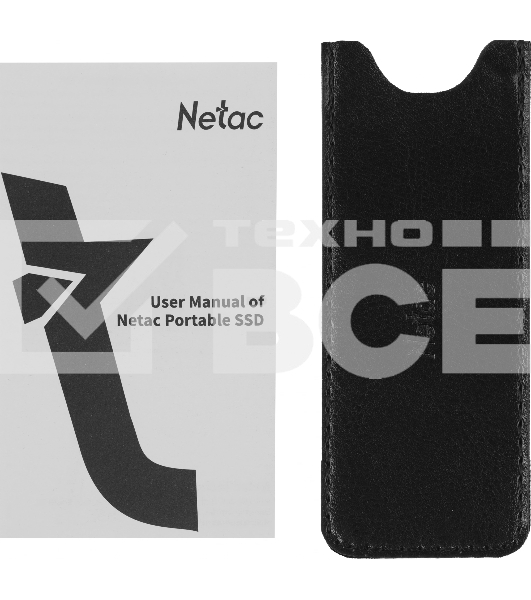 Накопитель SSD Netac USB-C 2Tb NT01ZX10-002T-32BK ZX10 2.5