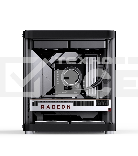 Корпус без блока питания Корпус JONSBO TK-1 Black 2.0 MATX без БП, mini-ITX, micro-ATX, черный