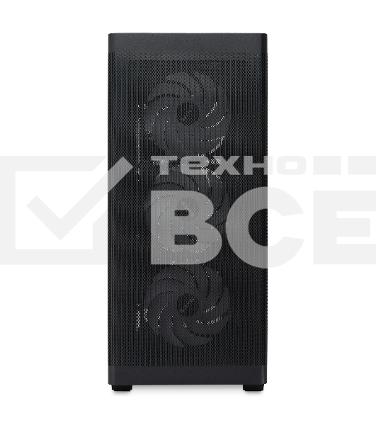 Компьютерный корпус HSPD M520, Mesh Mid Tower, черный, slide TG, 0.45 SPCC, 4x120мм ARGb ATX, mATX, mITX 160/330/184мм 2x2.5