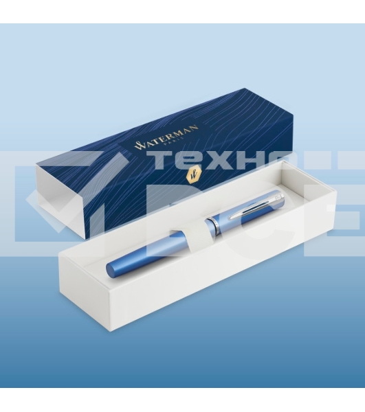 Ручка перьевая Waterman Graduate Allure (CW2068195) LaqBlue CT F сталь нержавеющая подар.кор.