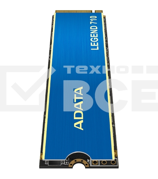 Накопитель SSD ADATA LEGEND 710, 512Gb, PCIe 3.0 x4, M.2 2280, NVMe, R/W 2400/1600, с радиатором OEM