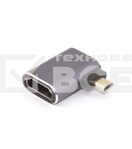 Переходник micro HDMI  на HDMI влево
