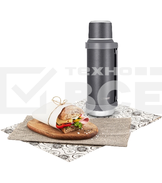 Термос для напитков Rondell Filigran RDS-1896 2.3 л. темно-серый, картонная коробка