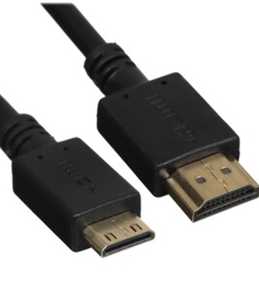 Кабель GoPower HDMI (m)-miniHDMI (m) 1,8м ПВХ ver.1.4 черный Premium Zip-Lock c подвесом (1/100)