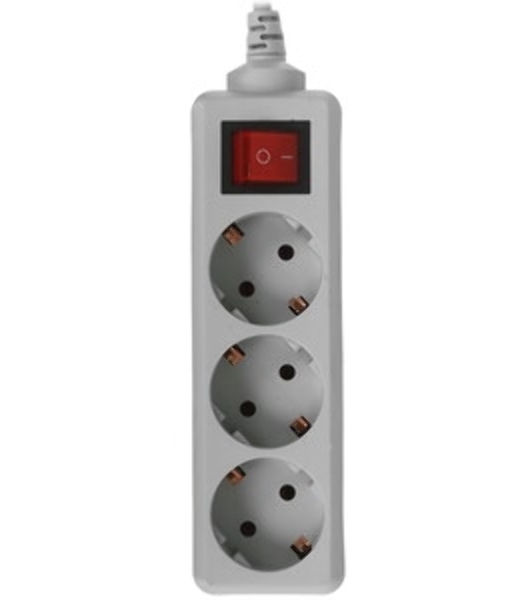 Сетевой фильтр Buro 300MDP-3-B 3 м, 3 розетки, черный, коробка