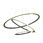 Светильник Ambrella light FA4361/3 BK черный 145W 3000K/4200K/6400K D770*800 (ПДУ РАДИО 2.4G), фото6
