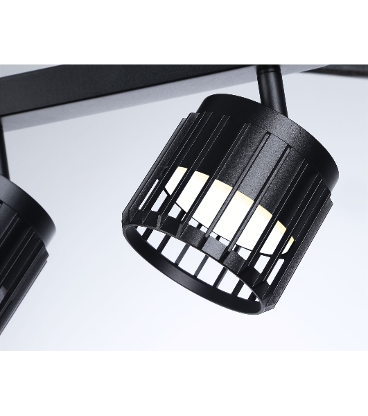 Светильник Ambrella light TN71168/3 BK черный GX53/3 400*100*125