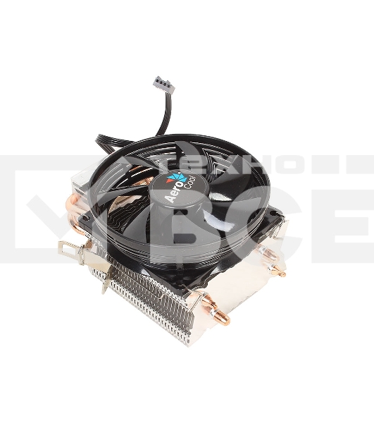 Кулер для процессора AeroCool / Formula Verkho 2 серебристый, 90 мм, алюминий/медь, 2000 об/мин, 25 дБ, 4 pin, 110 Вт, 125 мм