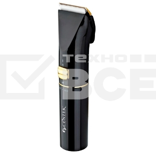 Машинка для стрижки Centek CT-2119 (черный/золотой) сеть/аккум, ножиТИТАН+КЕРАМИКА, 180 мин от батареи