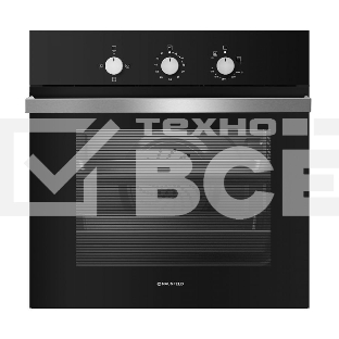 Духовой шкаф Газовый Maunfeld MGOG 673B черный, встраиваемый