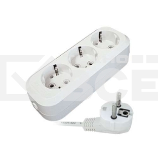 Удлинитель 3х10м с заземл. 16А IP20 E-303 АБС-пл. ПВС 3х1 UNIVersal 9631980