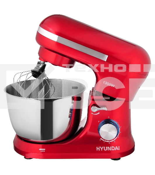 Миксер планетарный Hyundai HYM-S6451 1300Вт красный