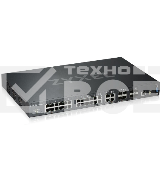 Коммутатор ZYXEL ZYXEL XGS4600-32 L3 Managed Switch, 28 port Gig and 4x 10G SFP+, stackable, dual PSU