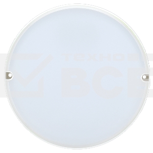 Светильник IEK LED ДПО 2012Д 12Вт IP54 6500К круг белый с АД