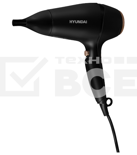 Фен Hyundai H-HD0767 2000Вт черный