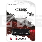 Накопитель SSD Kingston KC3000, 2Tb, PCIe 4.0 x4, M.2 2280, NVMe, R/W 7000/7000, с радиатором, фото10