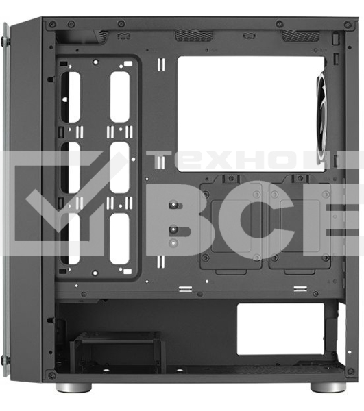 Компьютерный корпус Aerocool / Formula Skribble черный без БП ATX 2x120mm 2xUSB3.0 audio bott PSU
