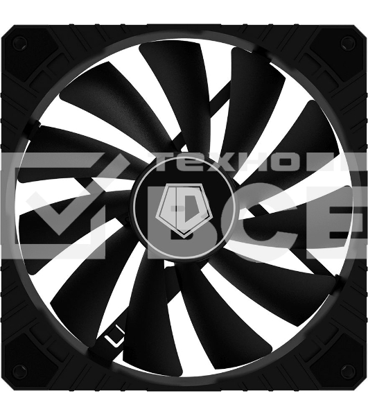 Вентилятор для корпуса ID-Cooling WF-14025-XT BLACK черный, 140 мм, 1600 об/мин, 32.6 дБ, 4 pin