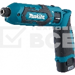 Отвертка MAKITA TD022DSEак уд 7.2В 2х1Ач Li-Ion 2450об/м 25Нм 1/4'' 0.56кг сумка подсветка, фото5