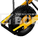 Тачка строительная, усиленная, объем 140 л, 230 кг, колесо 15х6.00-6 Denzel, фото8