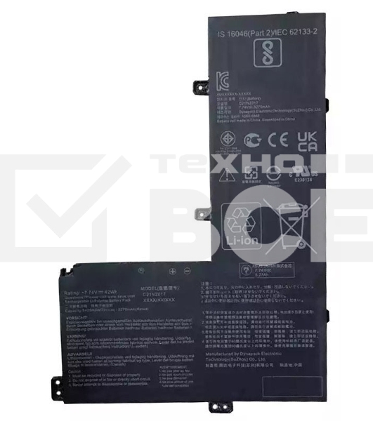 Аккумуляторная батарея для ноутбука Asus CX1102 (C21N2017) 7.74V 42Wh