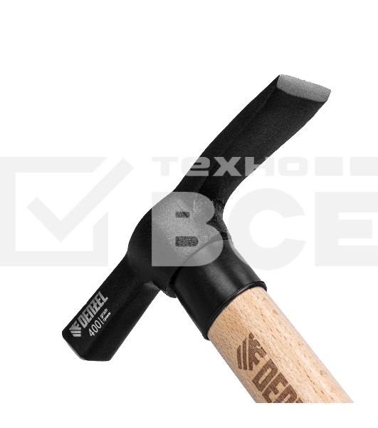 Молоток каменщика Denzel 400 г, буковая рукоятка, EFP