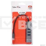 Переходник Telecom USB 3.1 Type-C -->RJ-45 1000Mbps +3 USB3.0, Aluminum Shell, 0.2м Telecom <TA311C>, фото3
