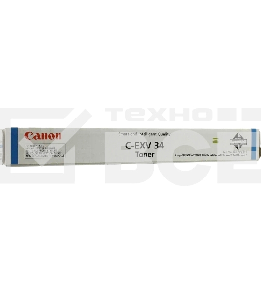 Картридж лазерный Canon C-EXV34C голубой (16000 стр.) для Canon iR C9060/C9065/C9070