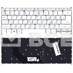 Клавиатура для ноутбука Acer Swift 3 SF314-41 белый с подсветкой, фото3