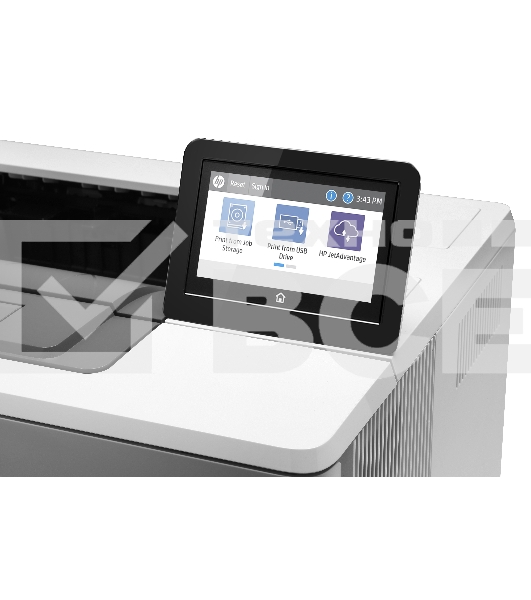 Принтер лазерный HP LaserJet Enterprise M507x (1PV88A#B19), A4, ч/б, печ. до 43 стр/мин, 1200 x 1200 dpi, USB, RJ-45, Wi-Fi, BlueTooth, Air Print, Mopria