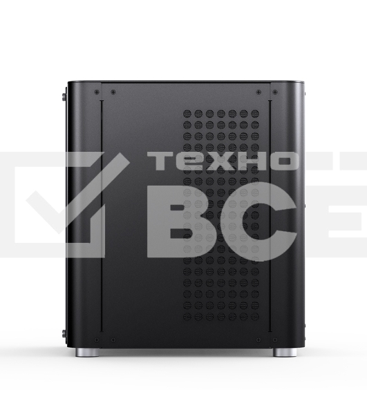 Корпус без блока питания Корпус JONSBO TK-1 Black 2.0 MATX без БП, mini-ITX, micro-ATX, черный