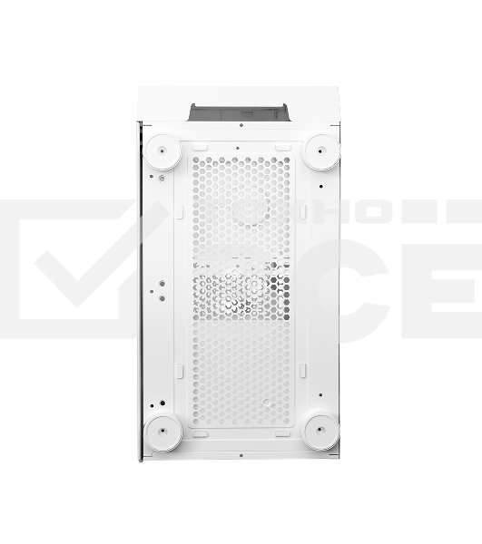 Корпус без блока питания PCCooler LM300 ARGB WH, Tempered Glass Mid Tower, белый, ABS, TG, SPCC, 1x120mm ARGB mATX, ITX 170/330/mm 2x2.5