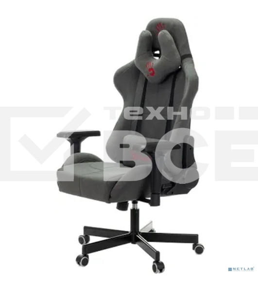 Кресло игровое A4Tech Bloody GC-700, серый, крестовина пластик