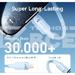 Кабель Vention 3 в 1 USB 2.0 AM/Micro-B, USB-C, Lightning M 1.5м. белый 6A, шт., фото 1