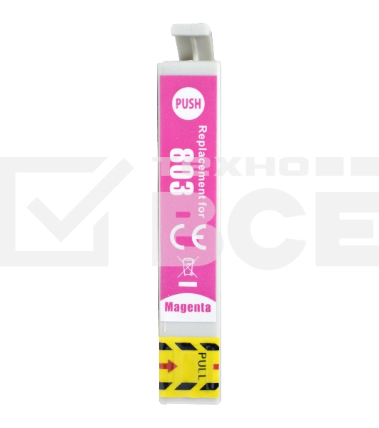 Картридж струйный Sakura C13T08034011 (T0803) для Epson, пурпурный, 7,4 мл.