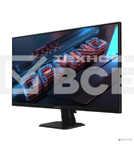 Монитор 27' Gigabyte GS27FA EK IPS 1920x1080, 180 Гц, 1 мс, 16:9, 300 кд/м², 2xHDMI 2.0, DP 1.4, 3.5 Jack, HDR10, FreeSync, черный