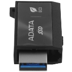 Внешний SSD ADATA SC730, 1TB, USB 3.2 Gen 2 Type-A/Type-C, R/W 600/600, черный, фото20