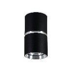 Светильник Ambrella light TN213116 BK/CH черный/хром GU10 D55*100, фото 1
